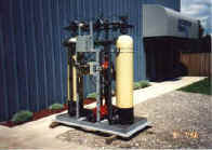 KDF AND AMIAD FILTER SKID MOUNTED FOR COOLING COLD WELL FILTERING